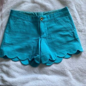 Lilly Pulitzer blue buttercup shorts